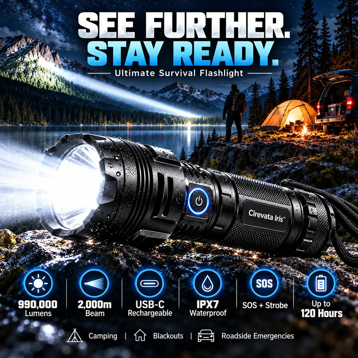 Noverlumia Ultimate Survival Flashlight - image 1